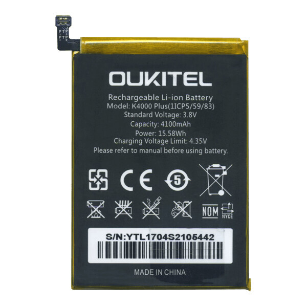 

Батарея Oukitel K4000 Plus