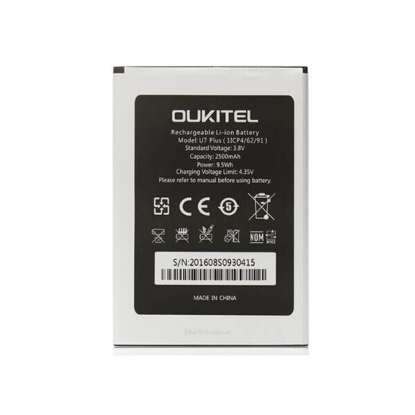 

Батарея OUKITEL U7 Plus / U7 Max