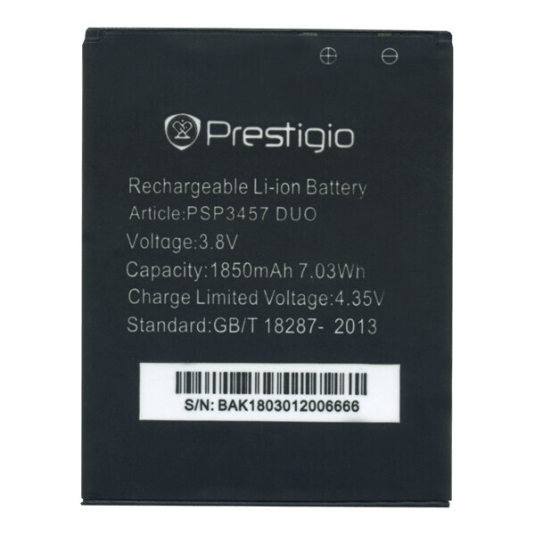 

Батарея Prestigio PSP3457 (Wize F3)