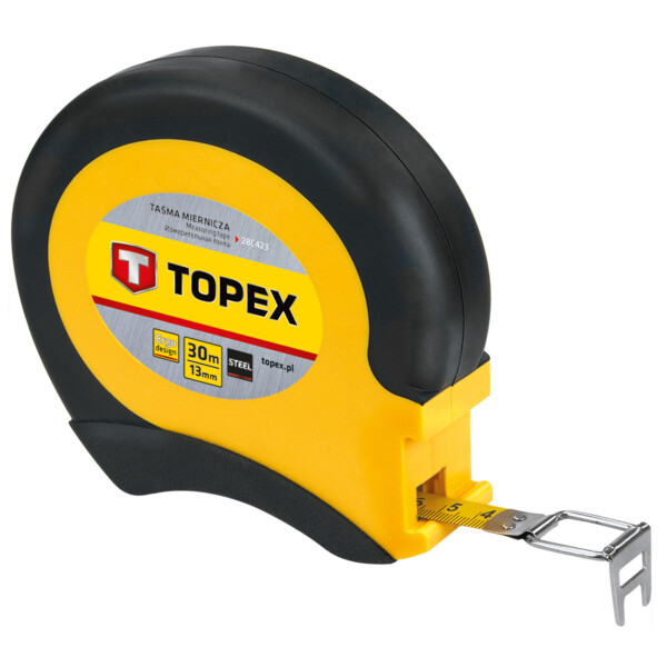 

Рулетка измерительная Topex 30м x 13мм, стальная