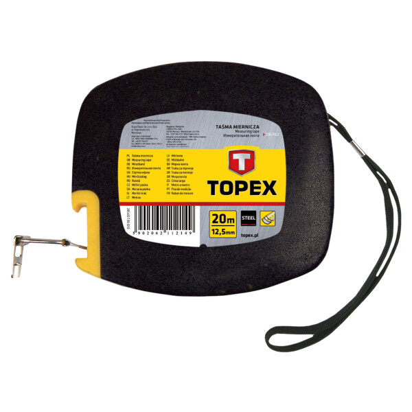 

Рулетка измерительная Topex 20м x 12,5мм, стальная