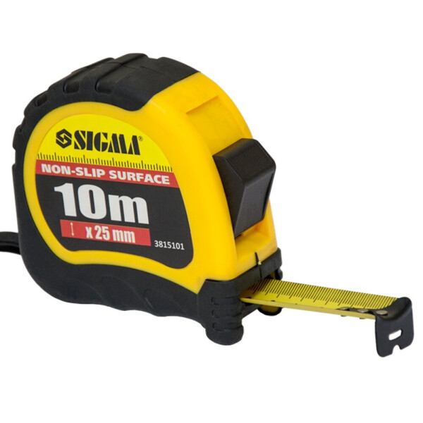 

Рулетка измерительная Sigma 10м x 25мм, shiftlock
