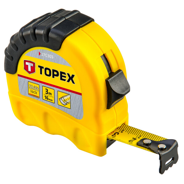 

Рулетка измерительная Topex 3м x 16мм, стальная лента
