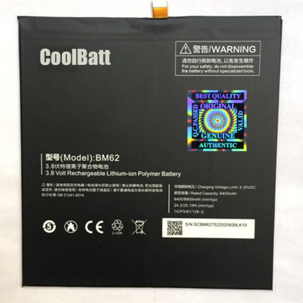 

Батарея Xiaomi BM62, Mi Pad 3