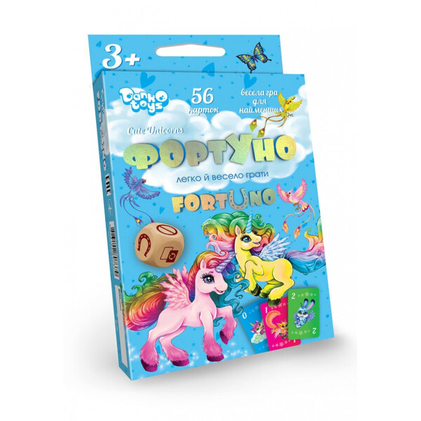 

Развивающая настольная игра ФортУно Cute Unicorns укр UF-04-01U