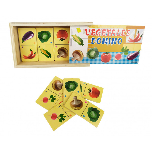

Деревянная игрушка Домино MD 2198 (Овощи)