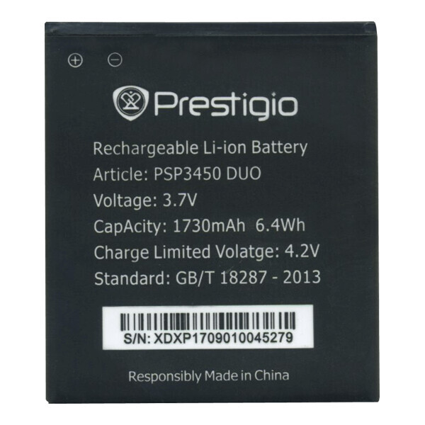 

Батарея Prestigio PSP3450 Prestigio PSP3450 DUO