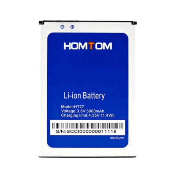 

Батарея Homtom HT27 (3000mAh) / ERGO A555 UNIVERSE