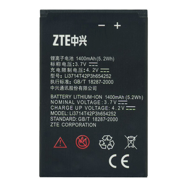 

Батарея ZTE Li3714t42p3h654252 (ZTE U809, HAIER W716)
