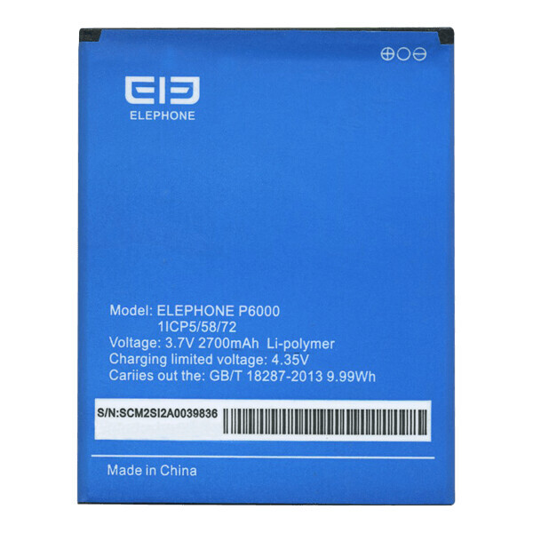 

Батарея Elephone P6000 (P6000s/Pro)