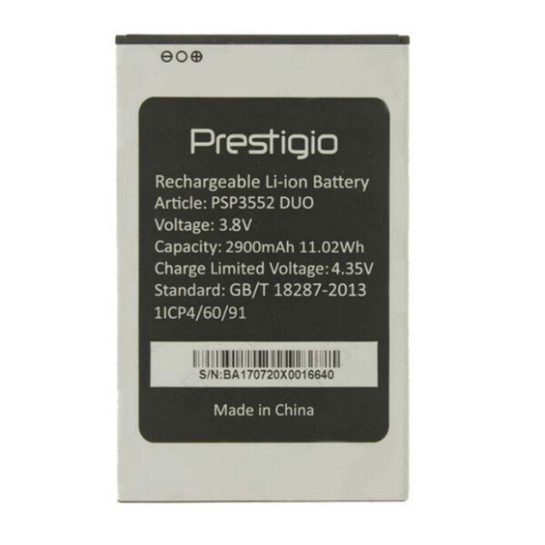 

Батарея Prestigio PSP3552 (Muze H3)
