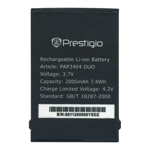 

Батарея Prestigio PAP3404 Prestigio MultiPhone 3404 Duo