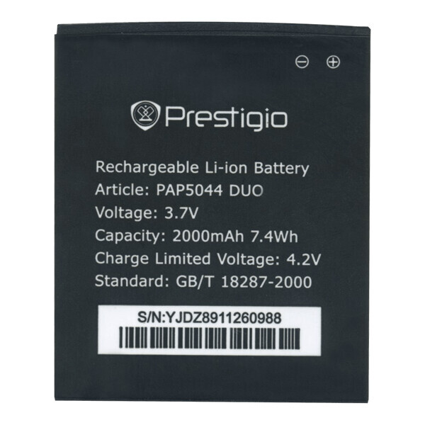 

Батарея Prestigio PAP5044 Prestigio MultiPhone 5044 Duo