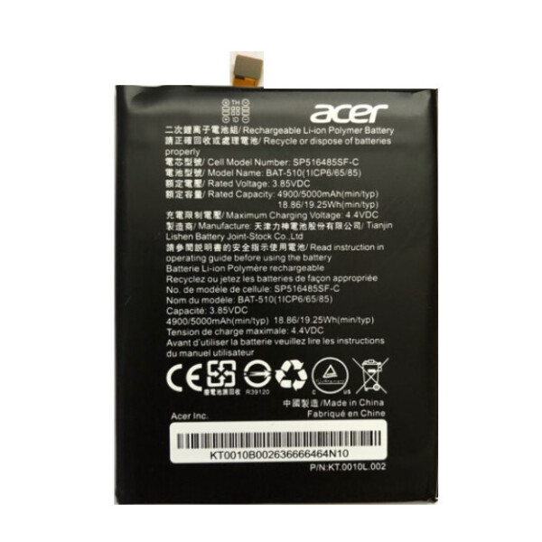 

Батарея Acer BAT-510 (SP516485SF-C) Acer Liquid Metal MT S120
