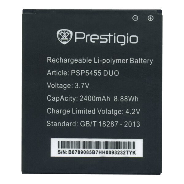 

Батарея Prestigio PSP5455 Prestigio MultiPhone PSP5455 DUO