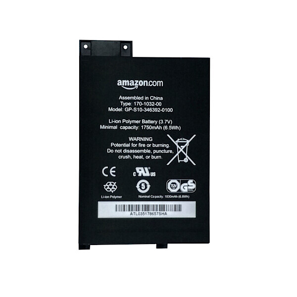 

Батарея Amazon Kindle 3 (S11GTSF01A) GP-S10-346392-0100 (170-1032-00)