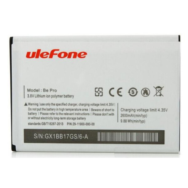 

Батарея Ulefone Be Pro / Be Pro 2 / L55 / 3019