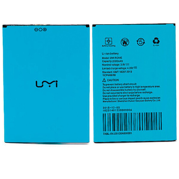 

Батарея Umi Rome (Rome X), Bravis A553, S-TELL M555, Kiano Elegance 5.5
