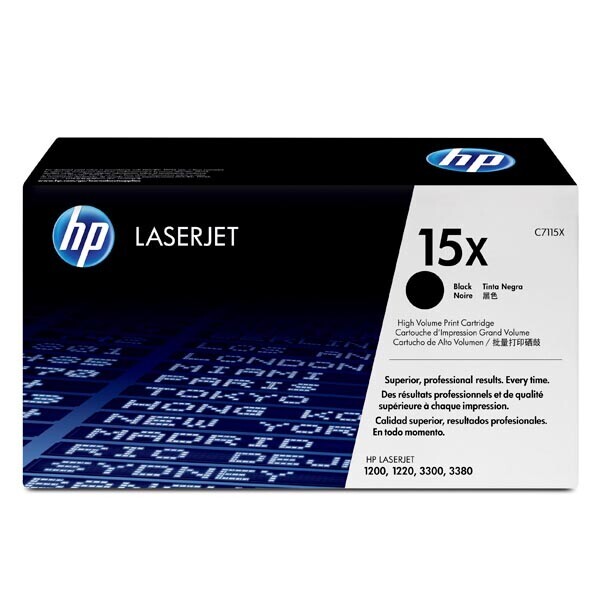 

Картридж HP C7115X для принтера LJ 1000w, 1005w, 1200, 1220, 3300