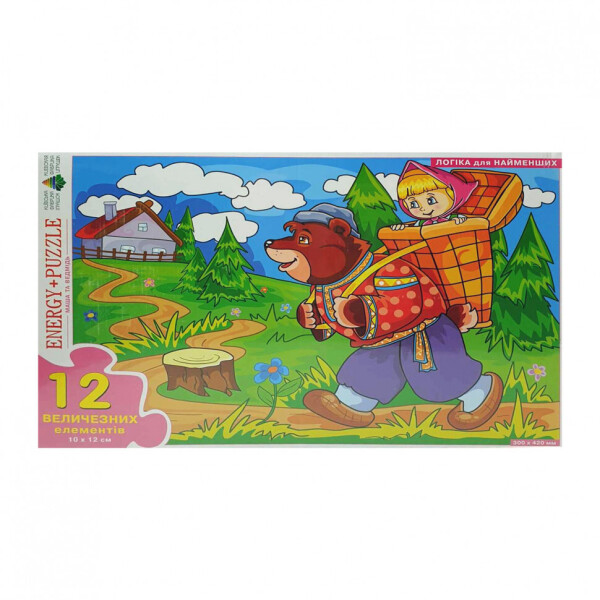 

Пазлы Маша и медведь 12 ел. в кор. 82067
