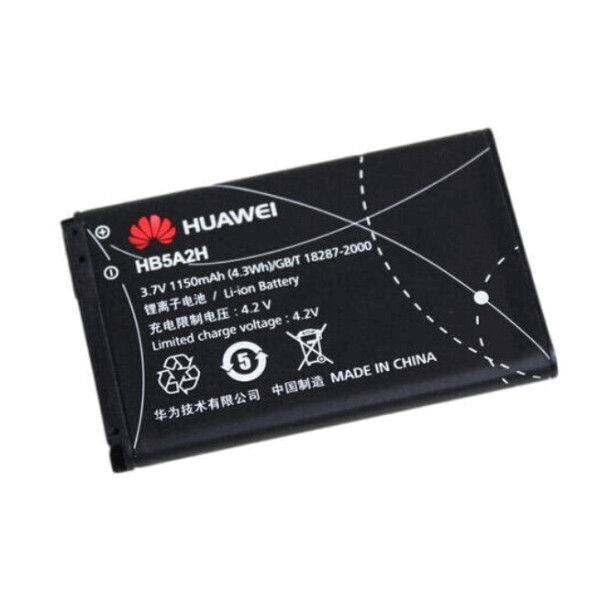 

Батарея Huawei HB5A2H (WiFi-router) CS366, T550, C5730, EX300, U8110, EC5805, U7510, U8500