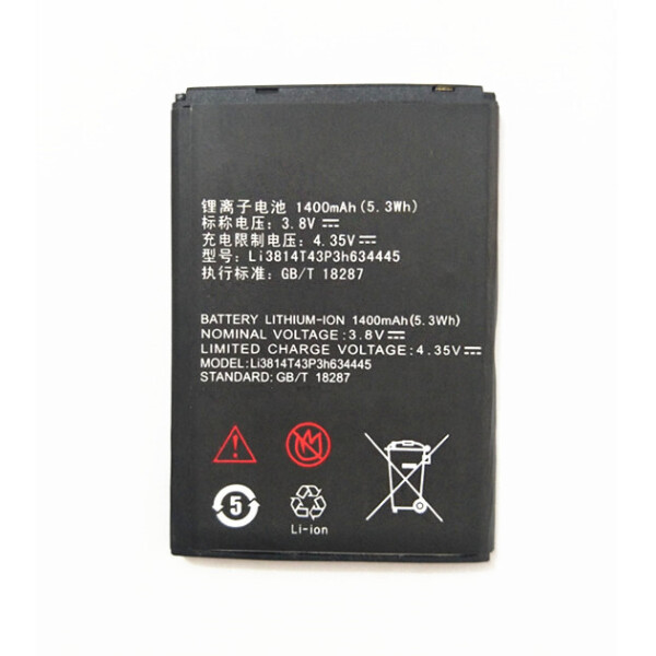 

Батарея ZTE Li3814t43p3h634445 (1400mAh) V815w, Blade L110