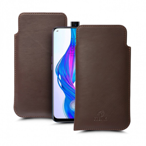 

Футляр Stenk Elegance для Realme X Коричневый