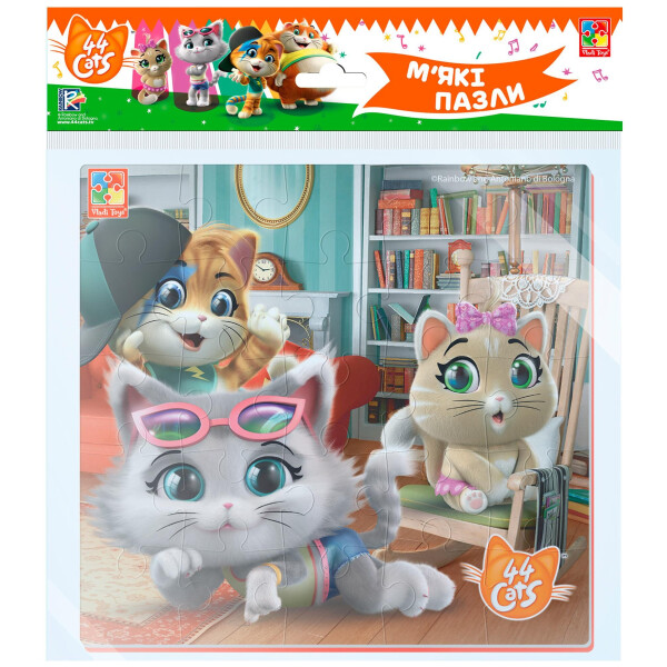 

Мягкие пазлы Vladi Toys 44 кота в доме (VT1111-04)