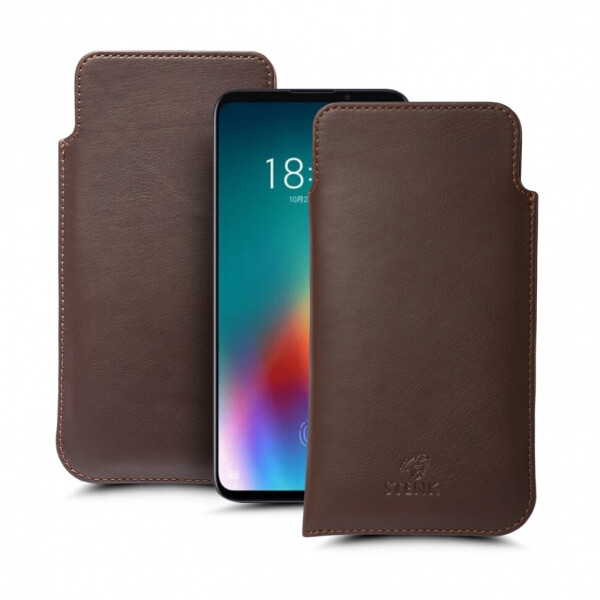 

Футляр Stenk Elegance для Meizu 16T Коричневый