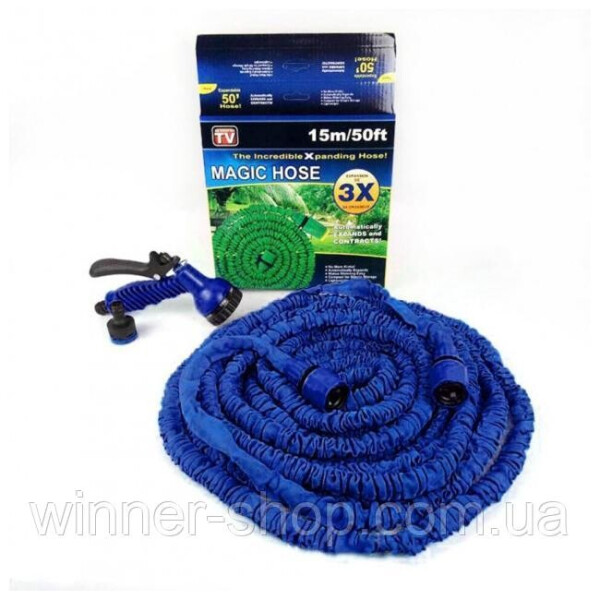 

Садовый шланг для полива Magic Hose 15 м Распылитель в подарок