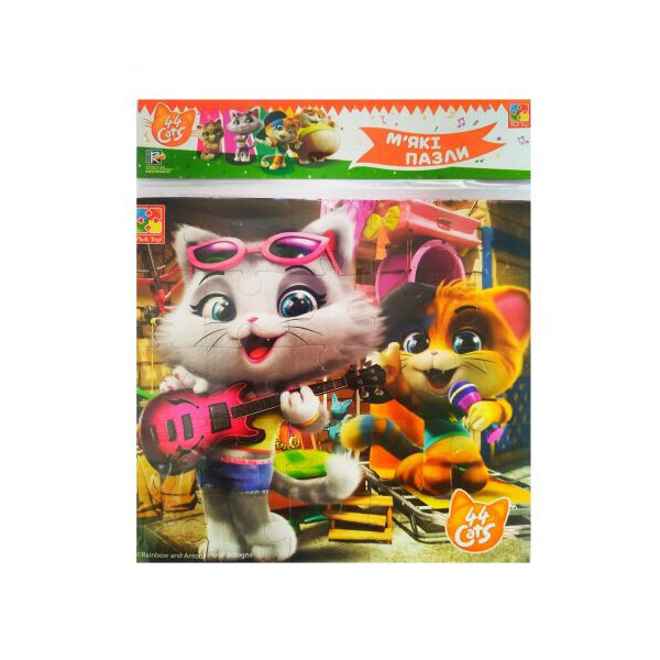 

Мягкие квадратные пазлы 44 Cats. На репетиции (укр) VT1111-06
