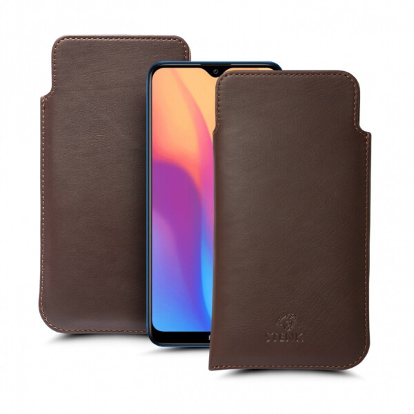 

Футляр Stenk Elegance для Xiaomi Redmi 8A Коричневый