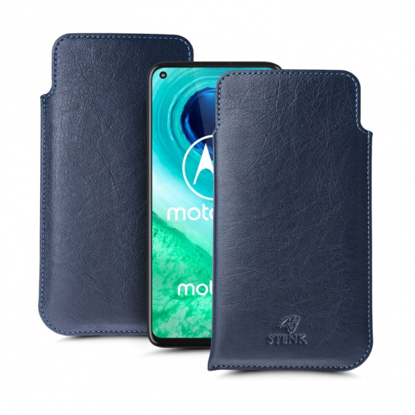 

Футляр Stenk Elegance для Motorola Moto G8 Синий