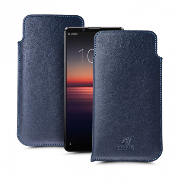 

Футляр Stenk Elegance для Sony Xperia 1 II Синий