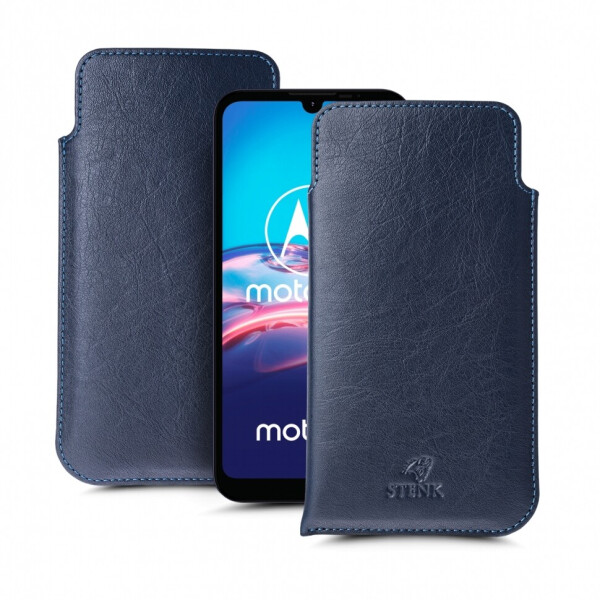 

Футляр Stenk Elegance для Motorola Moto E6s Синий