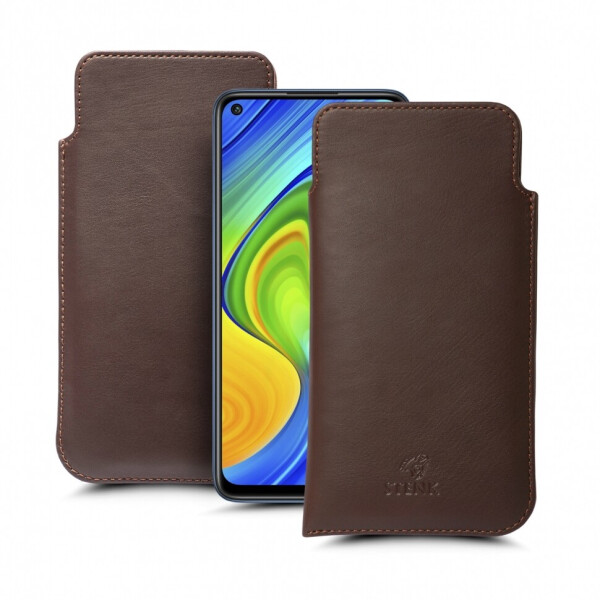 

Футляр Stenk Elegance для Xiaomi Redmi Note 9 Коричневый
