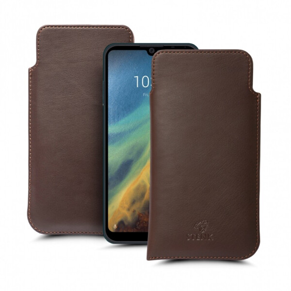

Футляр Stenk Elegance для ZTE Blade A5 (2020) Коричневый