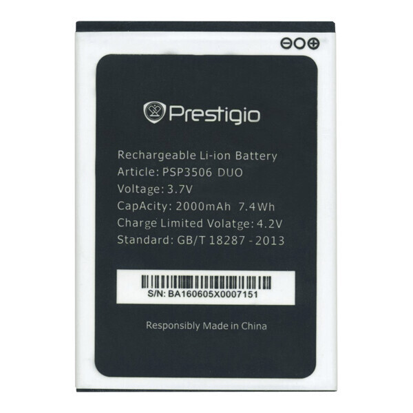 

Батарея Prestigio PSP5502, (PSP3506, PSP3507, PSP3508, PSP3516, PSP3517, PSP3527)