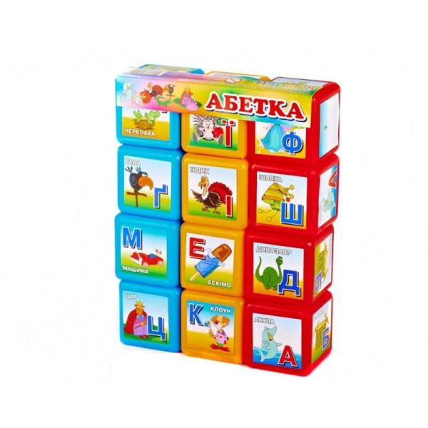 

Кубики Абетка 12 шт. Велика 18231