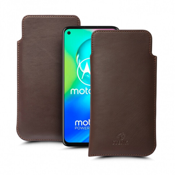 

Футляр Stenk Elegance для Motorola Moto G8 Power Коричневый