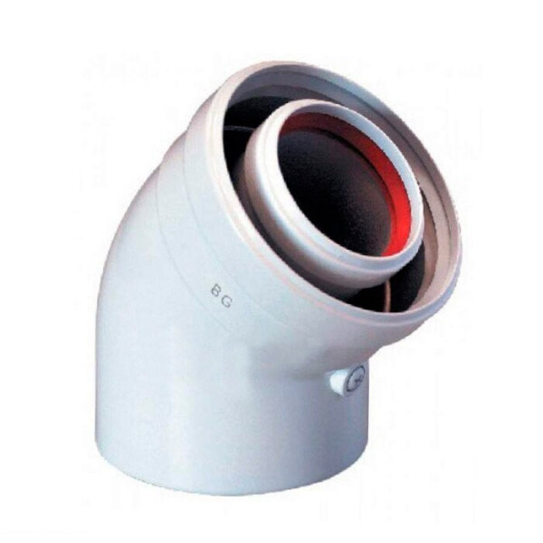 

Отвод 45° Bosch AZ 408 для раздельных дымоходов Ø80 (7736995106)