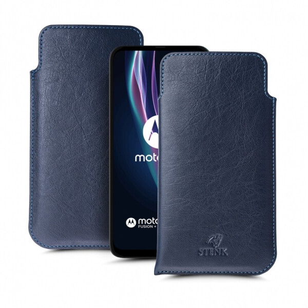 

Футляр Stenk Elegance для Motorola One Fusion Plus Синий