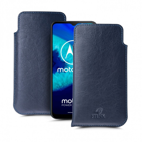 

Футляр Stenk Elegance для Motorola Moto G8 Power Lite Синий
