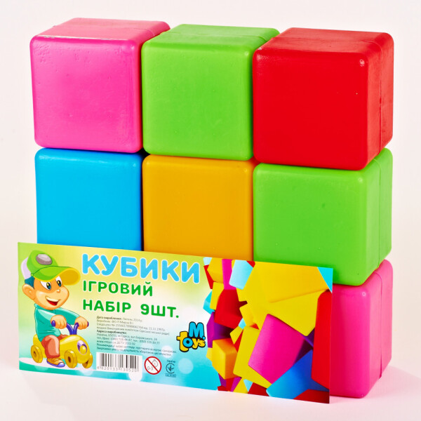 

Кубики. Большие 9 шт 14066