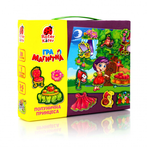 

Игра настольная Магнитная игра. Клубничная принцесса RK2070-03