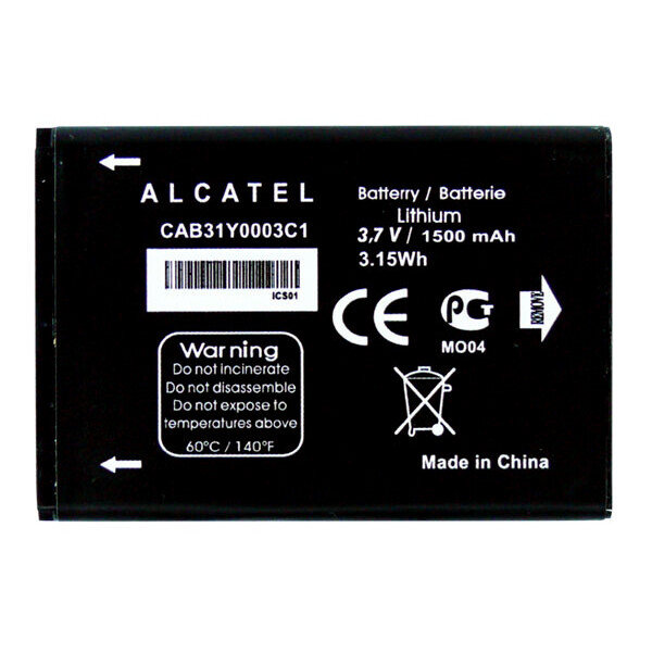 

Батарея Alcatel/TCL CAB31Y0003C1 / TLi014A1 / CAB31P0000C1 / TLi014A2