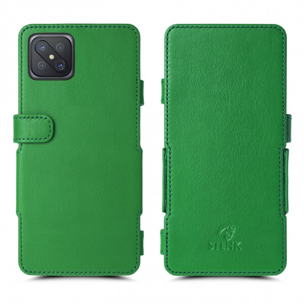 

Чехол книжка Stenk Prime для OPPO A92s Зелёный