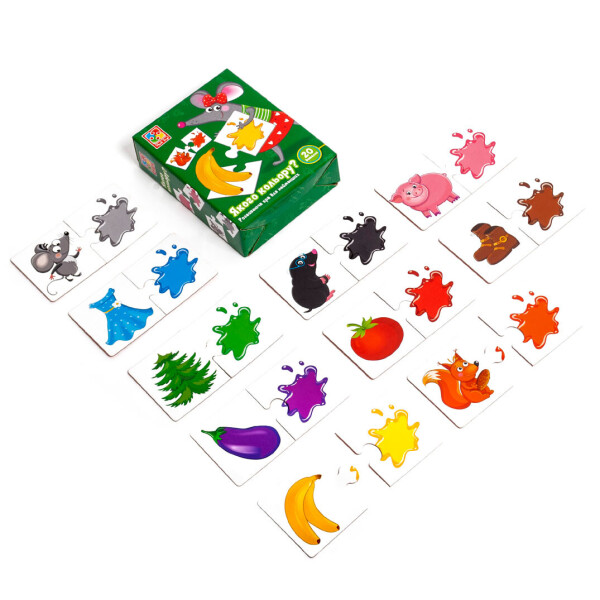 

Развивающая игра Vladi Toys Влади Тойс Выбор супермам Какого цвета (VT1804-29)