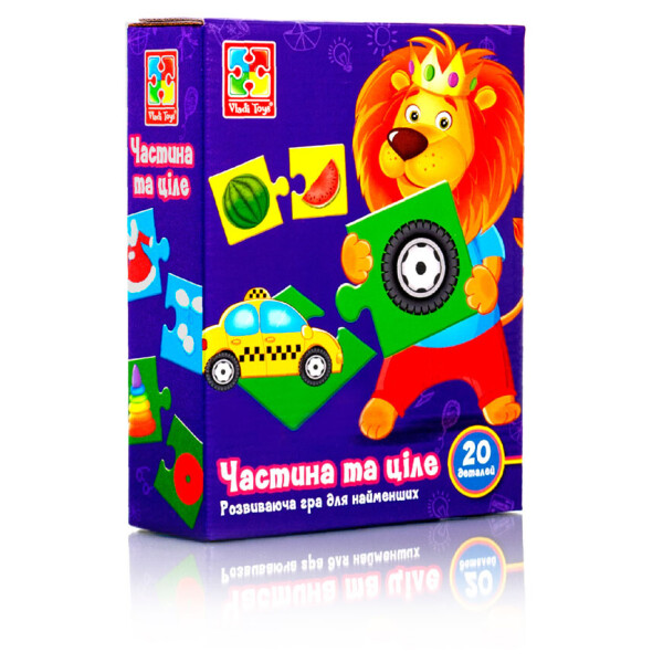 

Развивающая игра Vladi Toys Влади Тойс Выбор супермам Часть и целое (VT1804-34)