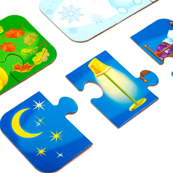 

Развивающая игра Vladi Toys Влади Тойс Выбор супермам Времена года Время суток (VT1804-31)